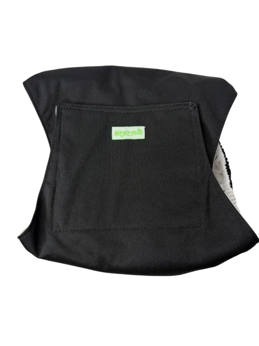 WEGREECO Washable Male Dog Belly Wrap Dog Diapers Medium 3 PACK Black Grey Blue
